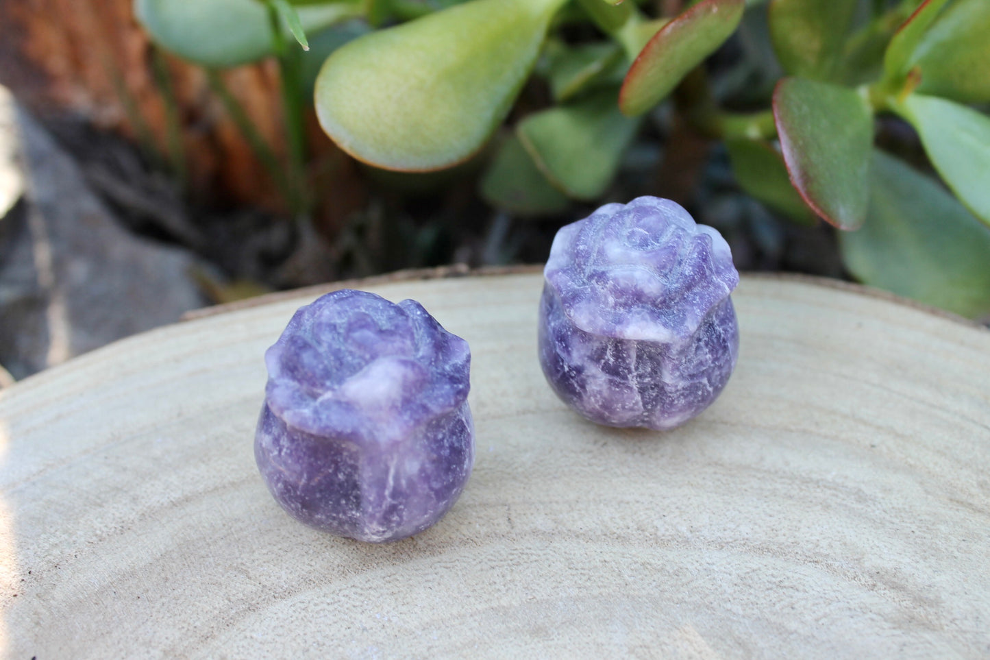 Lepidolite crystal roses