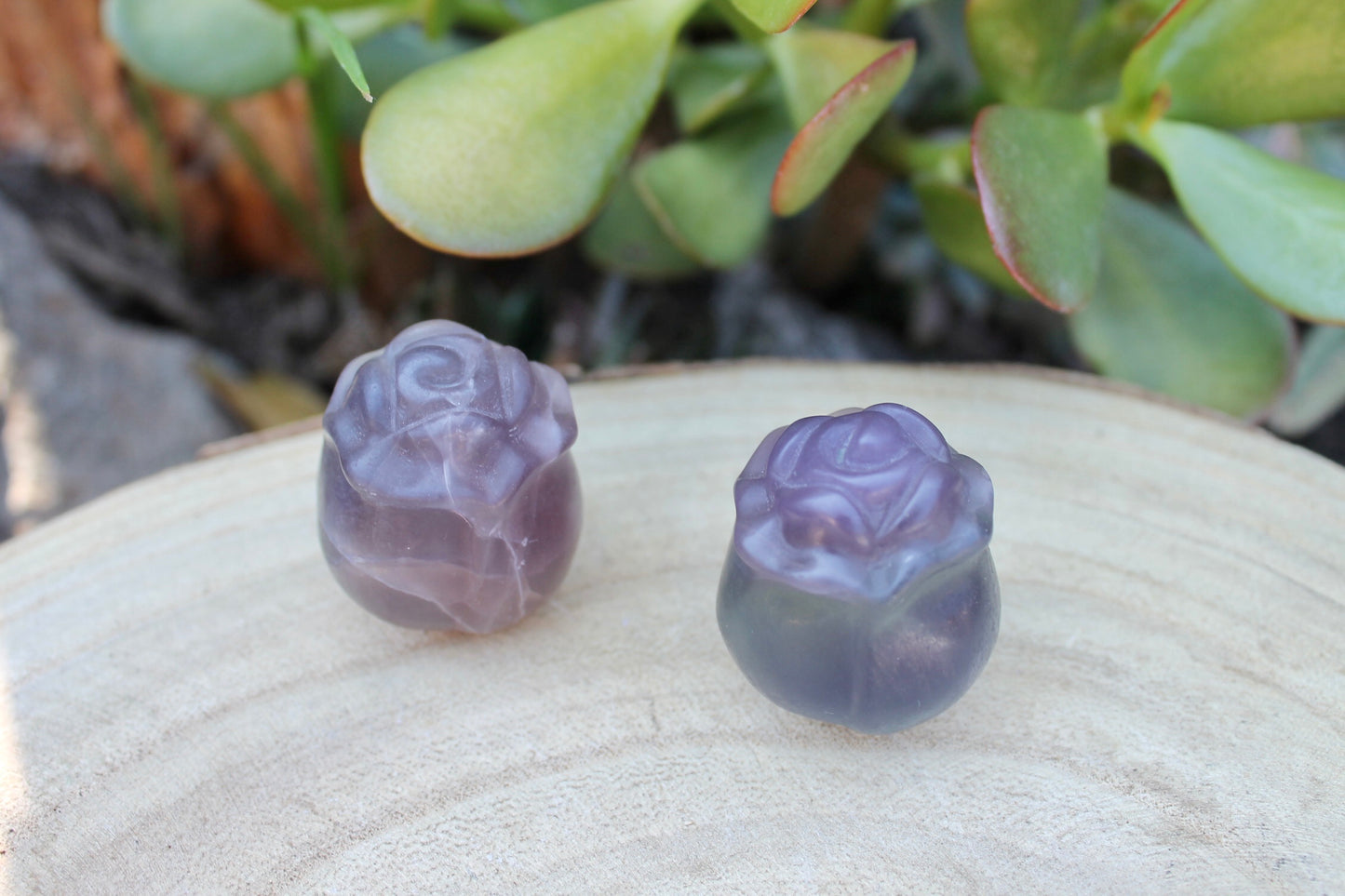 Fluorite crystal roses