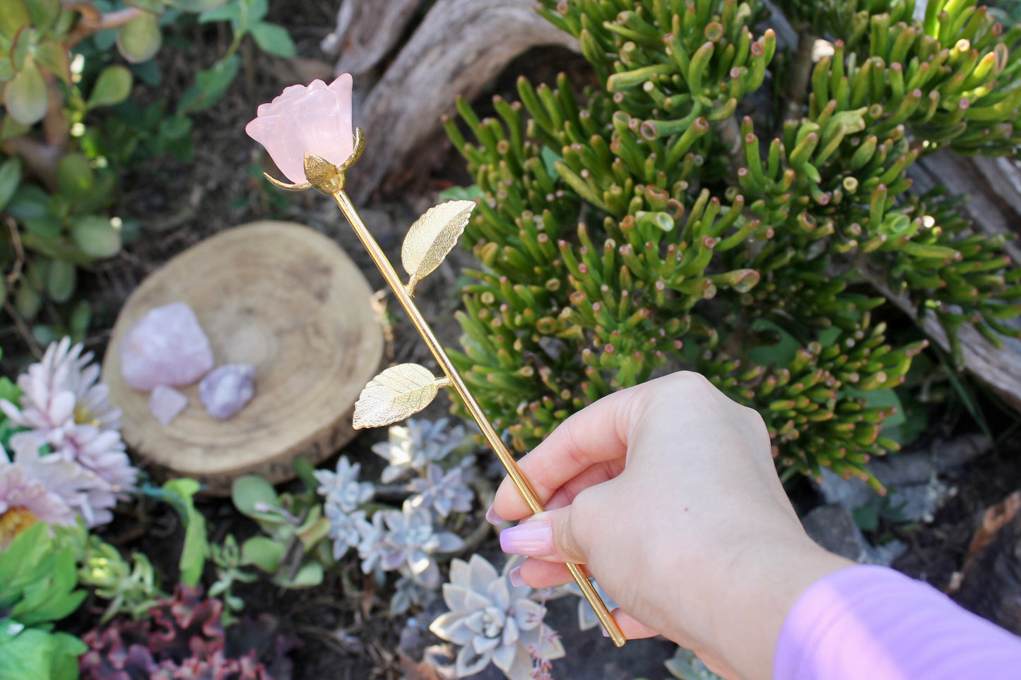Crystal roses